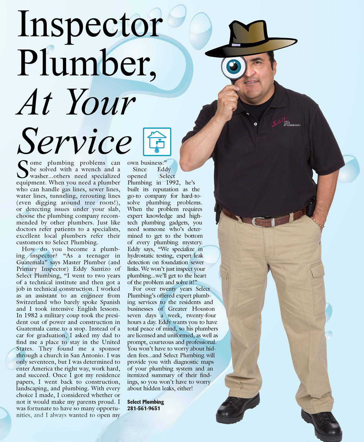 Investigator at work